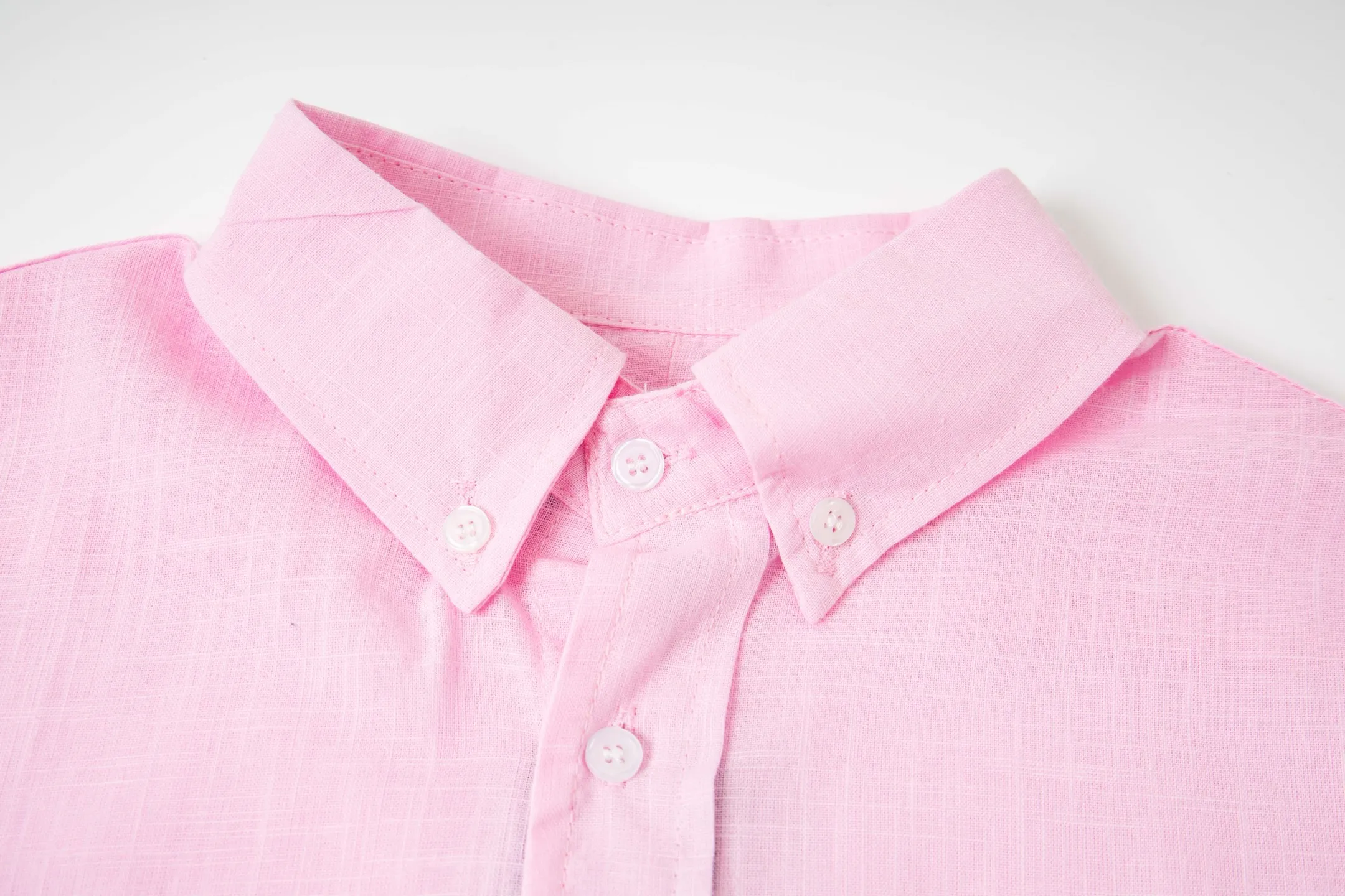 P220 Style number: Y217 Ralph Lauren pony logo linen embroidered shirt Ralph Lauren pony logo cotton and linen shirt Internet celebrity versatile popular style sun protection-Korean style series-loose and suitable for traveling and taking photos📷Excellent style-strong control and slimming Color: White Pink Size: S M L XL